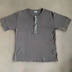リアルマッコイズ ヘンリーネックTシャツ ブラウンのサムネイル