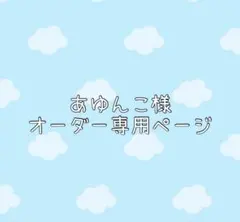 あゆんこ様オーダー専用ページです