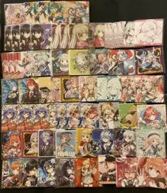 麻雀ファイトガール 2周年記念くじ ミニ色紙 全種セット パイン イヨ