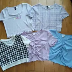 SHEIN　H＆М　トップス　女の子　140cm　5点セット　まとめ売り