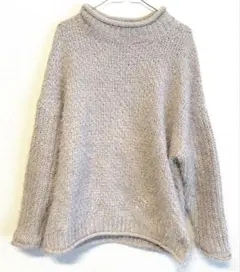 CRAFT STANDARD BOUTIQUE グレージュニット　オーバーサイズ