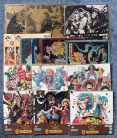 ワンピース一番くじ 色紙セット 16枚