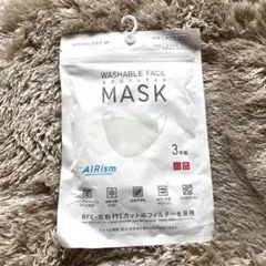 ユニクロ　AIRism 洗えるマスク 3枚入り Lサイズ