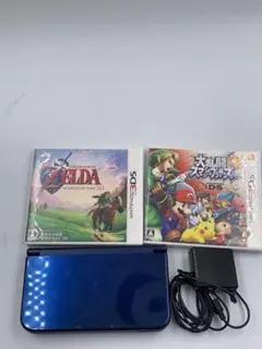new nintendo 3ds ll メタリックブルー　おまけ付き
