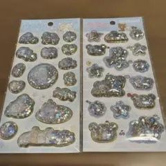 キラッとぷくぷくエアーシール　すみっコ　リラックマ　2個セット