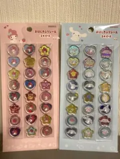 おはじきふうシール　サンリオ　シナモン　マイメロ