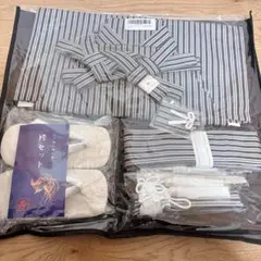 七五三　男の子　ストライプ袴セット