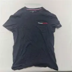 ■トミー ヒルフィガー ポケット付きTシャツ ネイビー系 メンズ M