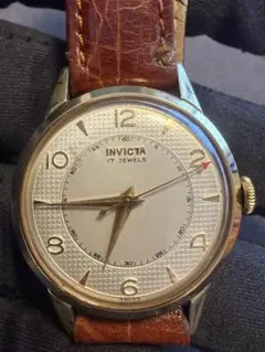 INVICTA 17 JEWELS 手巻き式 メンズ 腕時計　稼働　美品　廃盤 2026年最新】Invicta メンズ 手巻き時計の人気アイテム - メルカリ