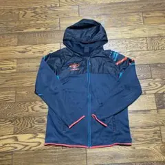 umbro ジップパーカー ブラック