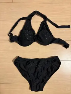 r Uレディース セパレート水着 ブラックのサムネイル