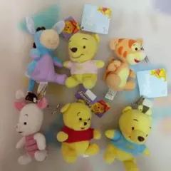 レア✨️ ぬいぐるみストラップ プーさん ピグレット ティガー