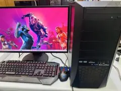 ① i7+23インチモニターゲーミングPCセット