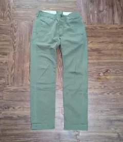 RRL オフィサーズチノ w33 カーキ - メルカリ