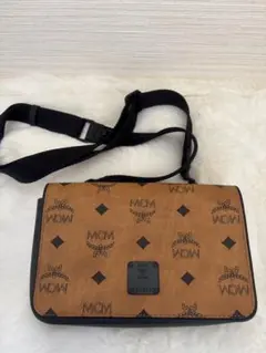 janus 様専用 MCM ショルダーバッグ ブラック ブルー - メルカリ