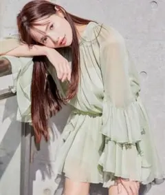 snidel ラッフルミニセットアップ パンツのみ