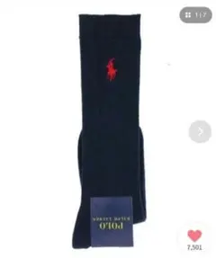 POLO RALPH LAUREN キッズ ワンポイント リブハイソックス