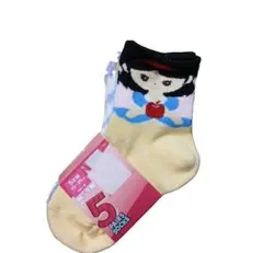 新品タグ付☆ ディズニープリンセス 5足ラプンツェル シンデレラ 白雪姫