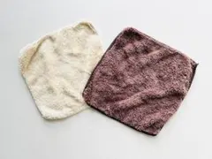 もこもこのハンカチ2点セット