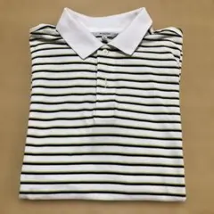 【6月15日迄値下げ中】UNIQLO DRY ポロシャツ ボーダー サイズMのサムネイル