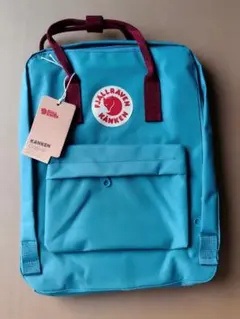 カンケンリュックサック バッグ フェールラーベン 16L ブルー×ワインレッド