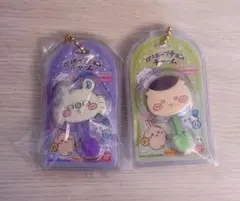 ちいかわ　モモンガ　くりまんじゅう　ロリポップチョコキーホルダー