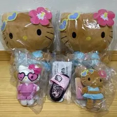 ハローキティ　ぬいぐるみ　マスコット　セット