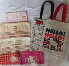 ハローキティ タオル トートバッグ まとめ売り サンリオ