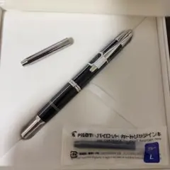 パイロット ミュー 万年筆 PILOT μ ストライプ 蝕刻 ショート軸 廃番