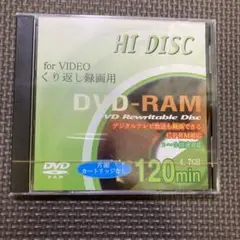 DVD-RAM 4.7GB 120分 CPRM対応