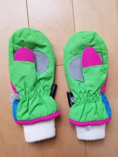 キッズ用カラフル防寒ミトン　スキー　雪遊び　Mサイズ