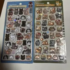 【正規品】ボンボンドロップシール　和柄　新作　和犬　柴犬　セット