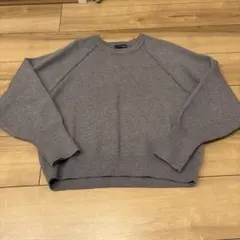 美品　Lサイズ RANAN グレー　トレーナー　ニット