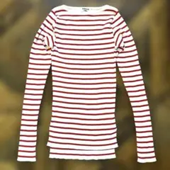 訳有 AURALEE × RonHerman 別注 ボートネック ニット 0