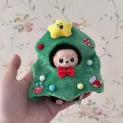 10cm用 ぬい用 被り物 クリスマス ツリー 着せ替え アウトフィットのサムネイル