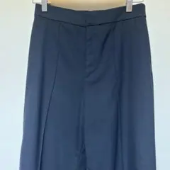 UNIQLO ユニクロ ハイウエストワイドパンツ Mサイズ ネイビー