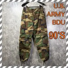 シ*ク様 U.S. Army BDU 90s ミリタリーパンツ ウッドランド カ