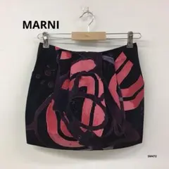 MARNI マルニ　台形　タック　ミニスカート　38 綿のサムネイル