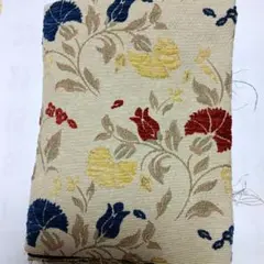 B834京都北尾織物匠豪華西陣正絹帯見本サンプル刺繍西材料北欧