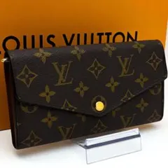 【極美品】ルイヴィトン モノグラム ポルトフォイユ サラ 新型 長財布 ブラウン