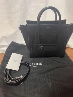 CELINE ラゲージ　ナノ　ブラック