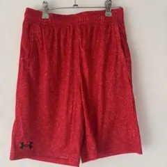 Under Armour レッド模様 ハーフパンツ スポーツ用