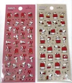 スヌーピー ステッカーシール 2種セット