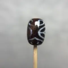 くまごろう様専用セール❣️黒玉髄お金天珠　訳あり　4-177