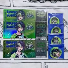 にじさんじ 伊波ライ ハーフアニバーサリー 缶バッジ ホロチケ