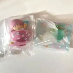 サンリオ　コーヒーカップ　GUMMY&ミニポーチ　リトルツインスターズ