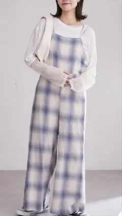 CIAOPANIC TYPY オンブレチェックキャミサロペのサムネイル