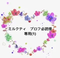 ミルクティ　プロフ必読様 8点商品専用(1)