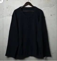 kinema waffle henley neck キネマ ワッフル ヘンリー - メルカリ