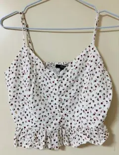 ︎✿FOREVER 21 花柄 ビスチェ キャミソール 新品未使用 Lサイズのサムネイル